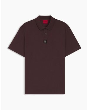 BOSS Deabono Short Sleeve Polo Shirt - Red