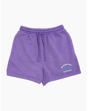 Bleubird Horizon Shorts Sweat Shorts - Purple