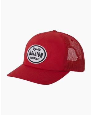 Brixton Henry Trucker Cap - Red