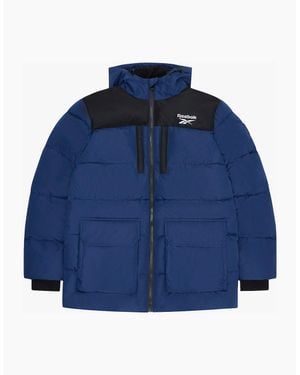 Reebok Rb1497 Parka Puffer Jacket - Blue