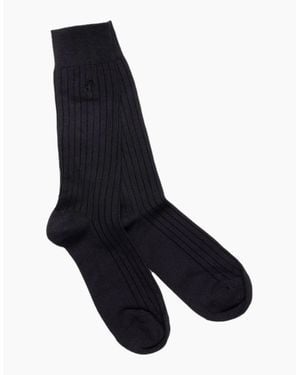 Swole Panda Bamboo Socks - Blue