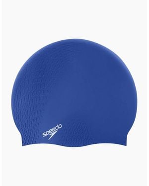 Speedo Active+ Bubble Swimming Cap - Blue
