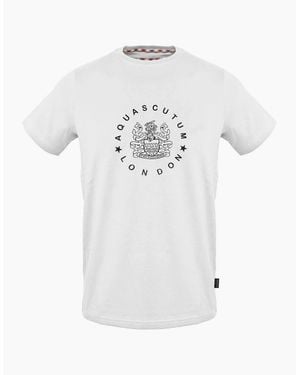 Aquascutum Regular Fit T-Shirt - White
