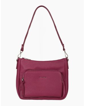 David Jones Bordeaux Shoulder Bag - Red