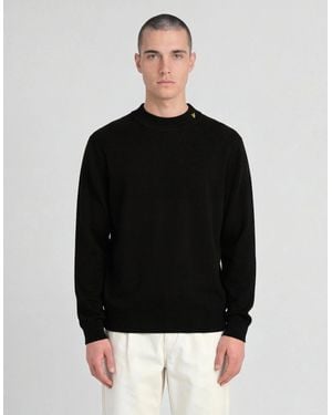 Lyle & Scott Archive Knitted Turtle Neck Jumper - Black