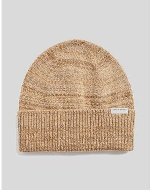 Lyle & Scott Multi Marl Beanie - Natural