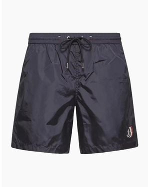 Moncler Archive Logo Swimshorts - Blue