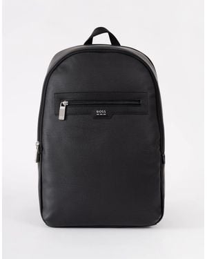 BOSS Boss Lewy Faux Leather Backpack - Black