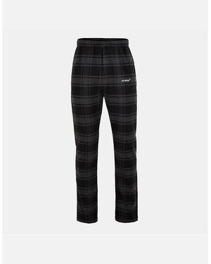 Off-White c/o Virgil Abloh Plaid Patterned Straight Trousers - Black