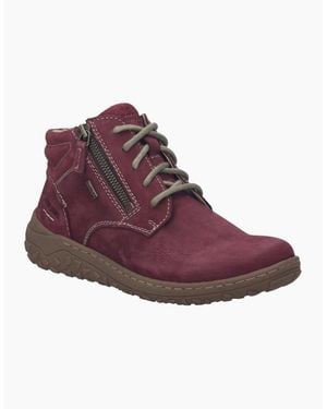 Josef Seibel Ruby 54 Waterproof Ankle Boots - Purple