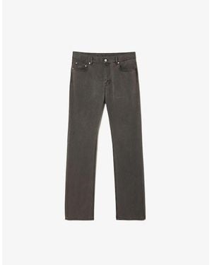 Lacoste Regular Fit Mineral Dyed Cotton Jeans - Grey