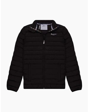 Aquascutum Active 100 Gr Mock Neck Jacket - Black