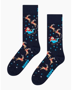 Happy Socks Sleigh Socks - Black