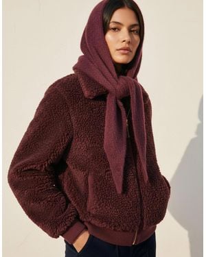 Nooki Design Baldwin Hooded Scarf - Purple