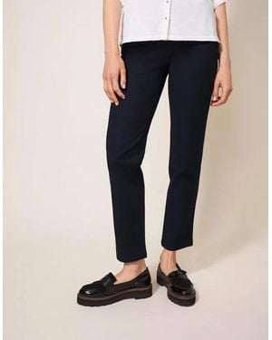 White Stuff Petite Savannah Stretch Trousers Pure - Blue