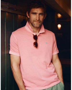 aubi Lusby Pique Polo - Pink