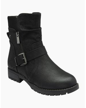 Lotus Tulia Wide Fit Calf Boots - Black