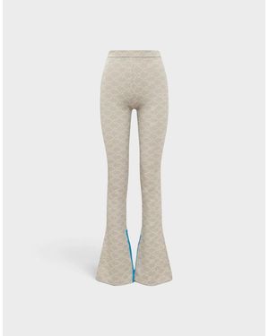 Off-White c/o Virgil Abloh Monogram Split Leggings - Natural