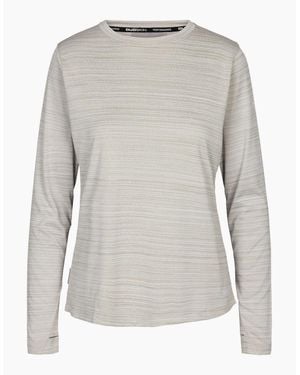 Trespass Ladies Nettil Long-Sleeved Active Top - Grey