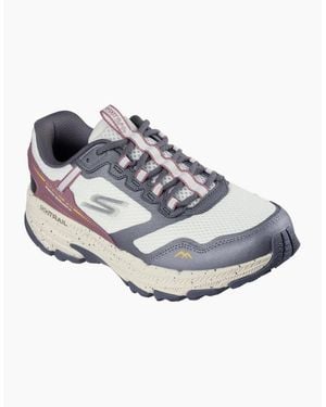 Skechers Go Run Trail Altitude 2.0 Ravine Leather Natural Trainers