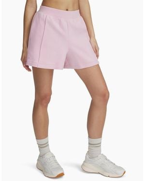 Under Armour Fleece Jogger Shorts - Pink