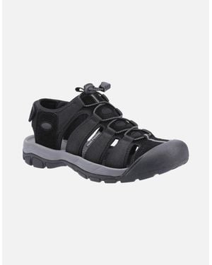 Hush Puppies Peru Polyurethane/Webbing Sandals - Black