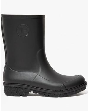 Fitflop Wonderwelly Short Rubber Wellington Boots All - Black