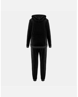 Miso Velour Trcksuit - Black