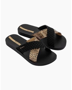 Ipanema Sense Vegan Slides - Black