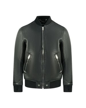 DIESEL L-Bluff Leather Jacket - Black