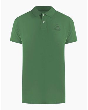 Iceberg Ice Triangle Logo Military Polo Shirt - Green