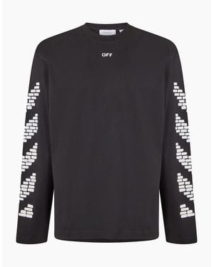 Off-White c/o Virgil Abloh Long Sleeve T Shirt - Black