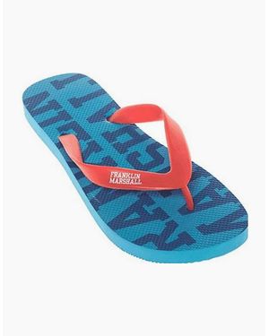 Franklin & Marshall Ua985 Atlantic Flip Flop - Blue