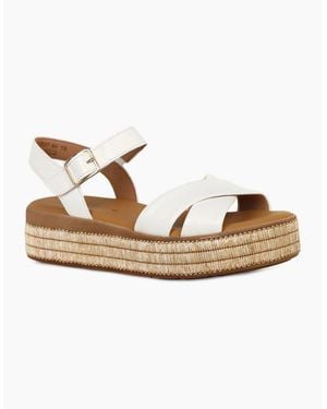 Gabor Wick Platform Sandal - Metallic
