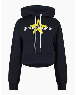 Palm Angels Palm Star Hoody - Blue