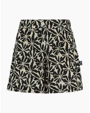 Regatta Ladies Sabelle Abstract Floral Shorts - Black