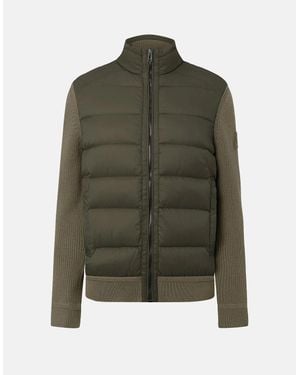 Belstaff Compound Hybrid Cardigan - Green