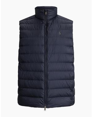 Polo Ralph Lauren Woven Puffer Gilet 002 Collection - Blue