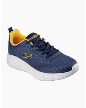 Skechers Bobs B Flex Icy Edge Textile Trainers - Blue