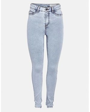 Noisy May Five Pocket Skinny Jeans - Blue
