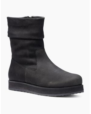 Hotter Rhoda Wide Warmlined Boots - Black