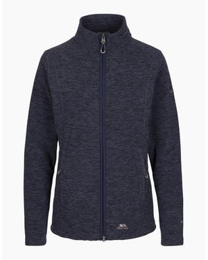 Trespass Reply Full Zip Fleece - Blue