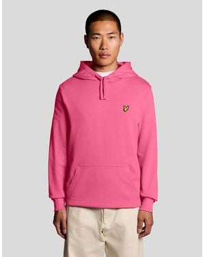 Lyle & Scott Loopback Cotton Hoodie - Pink