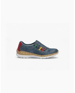 Rieker Nikita Comfort Trainers - Blue