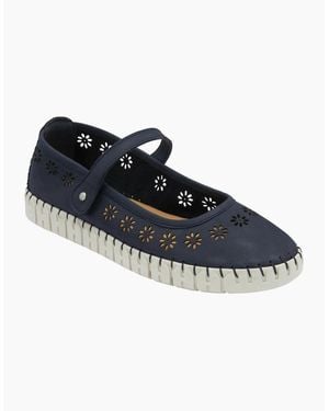 Lotus Aurelia Mary Jane Court Shoes - Blue