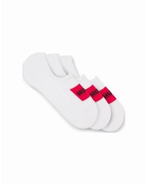 BOSS 3 Pack Of Invisible Socks - Pink