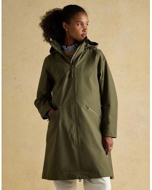 Joules Rainaway Waterproof Raincoat - Green
