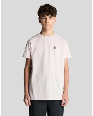 Lyle & Scott Cotton Crew Neck T-Shirt - White
