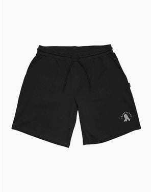 Aquascutum Fleece Jogger Shorts - Black