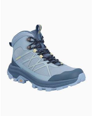 Hi-Tec Infuse Mid Polyester Fog/Flintstone/Banana Hiking Boots - Blue